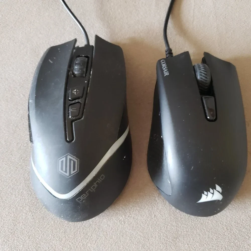 Corsair K55 RGB Wired Gaming Keyboard WITH 2 Mouse